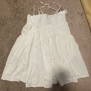 Urban Outfitters NWT white babydoll dress S